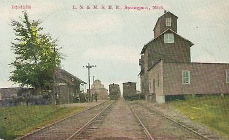 LSMS Train at Springport MI station